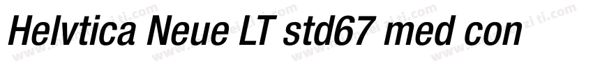 Helvtica Neue LT std67 med cond字体转换
